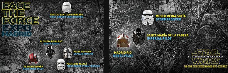 mapa face the force estrategia de marketing star wars